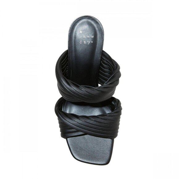 a new day Womens Jessa Mule Heels 87931545 Black 6.5M - Picture 9 of 10